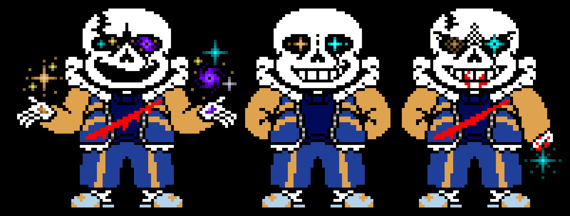 Outertale Sans last stars HARDMODE Sprite. (V5)