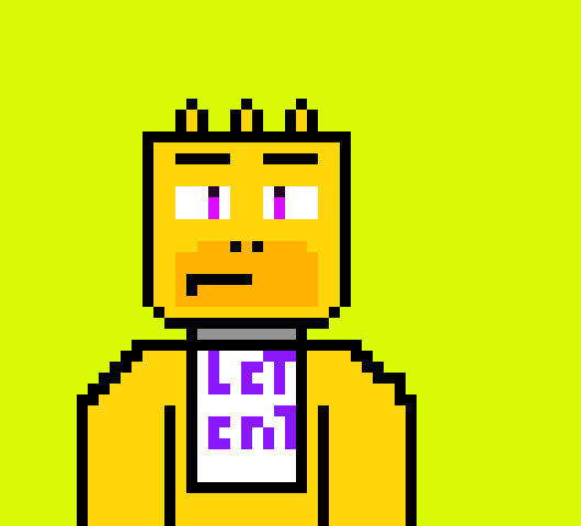 [b9de0d] the only person im simping for is the pans. - chica the chicken