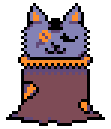 Seam's overworld sprite - Deltarune