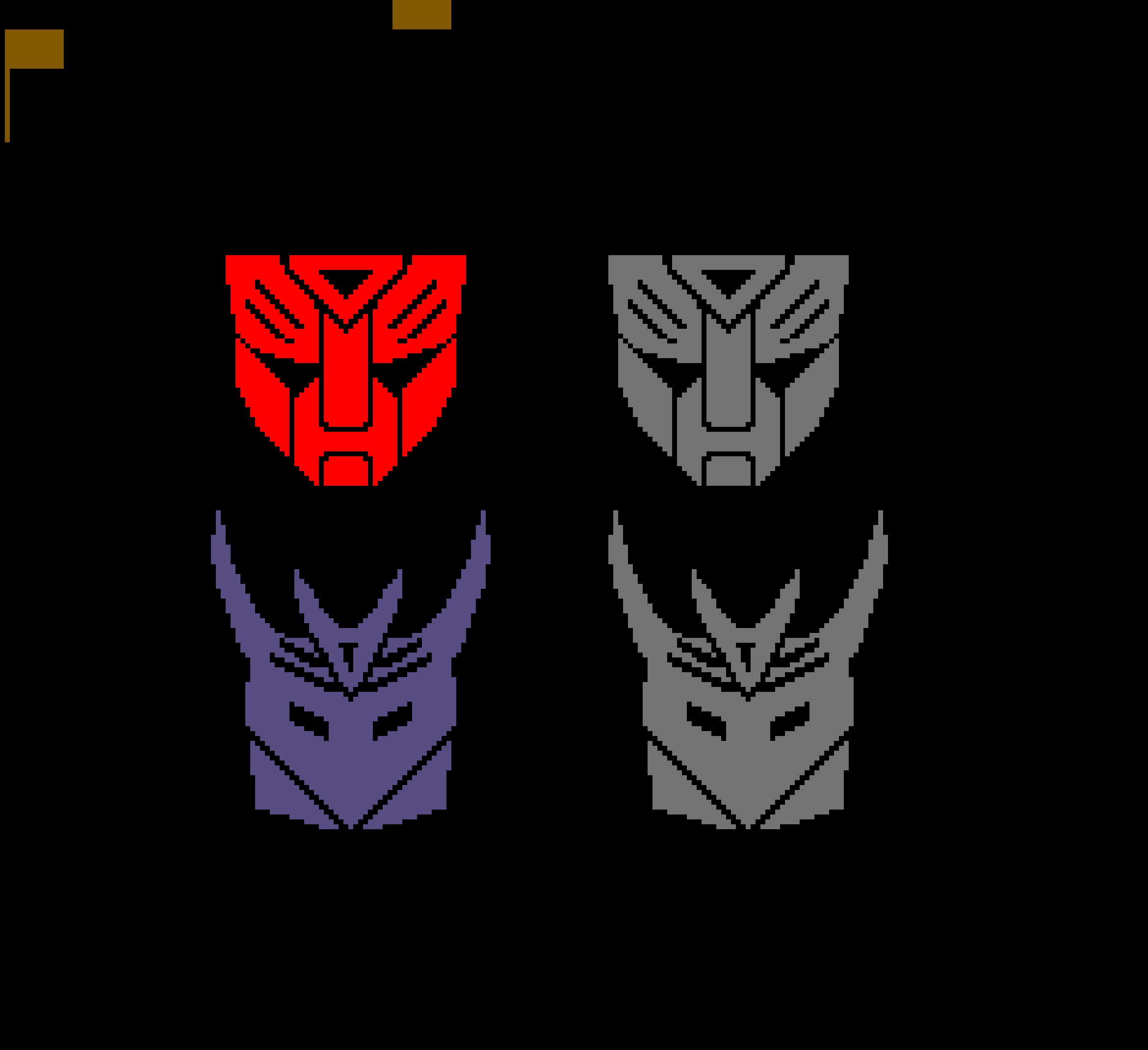 [4039c4] My Autobot And Decepticon insignias