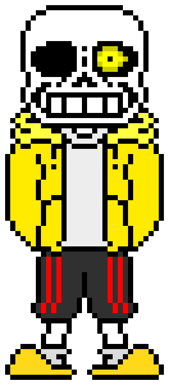 [d6b045] Gold Sans: *He busy battling the human*