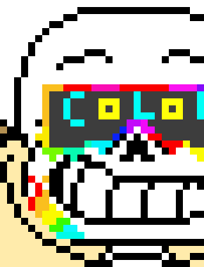 [68a9ef] Somebody vandalize my sprite. Let me see how much you can troll me Fresh ink sans
