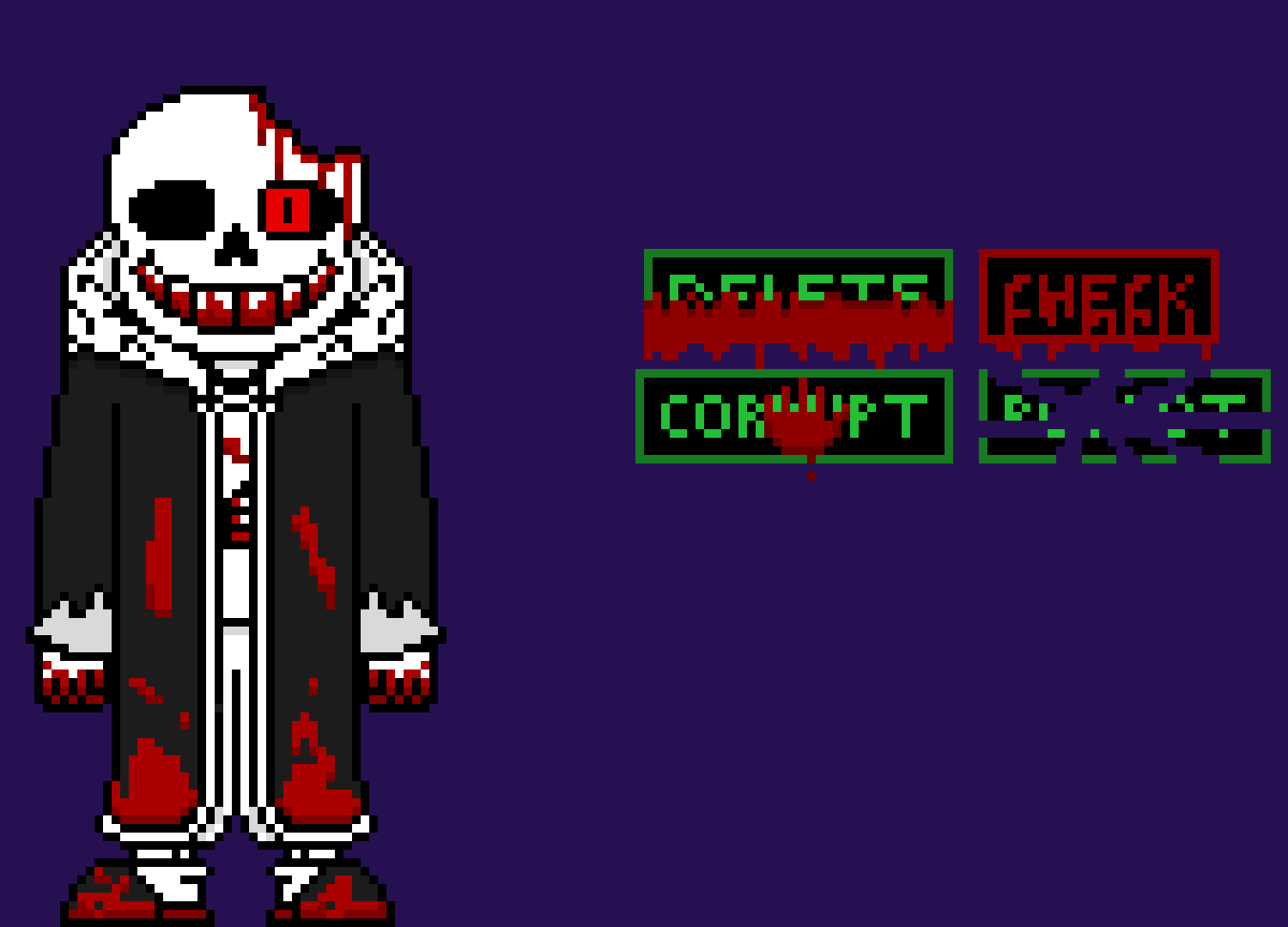 [0ae1f1] Horror Delete Sans