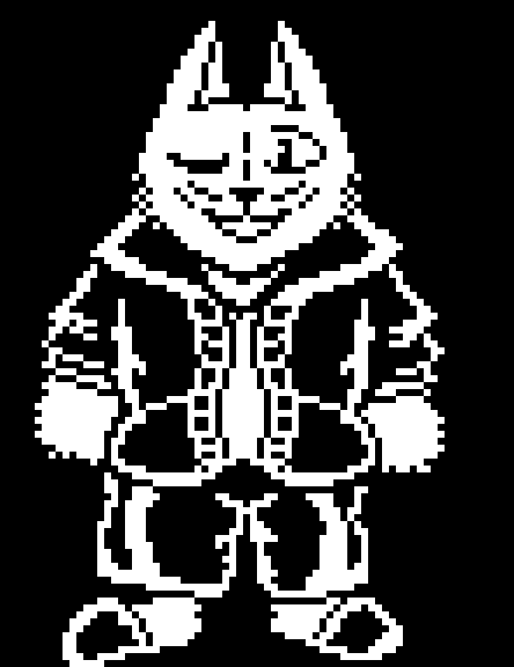 Sans as a cat