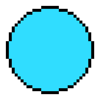Pixel Art Circle 1