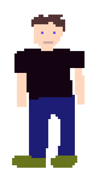 [f3fc97] Pixel man #1