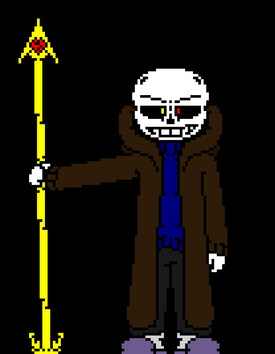 Caftar with a big spear