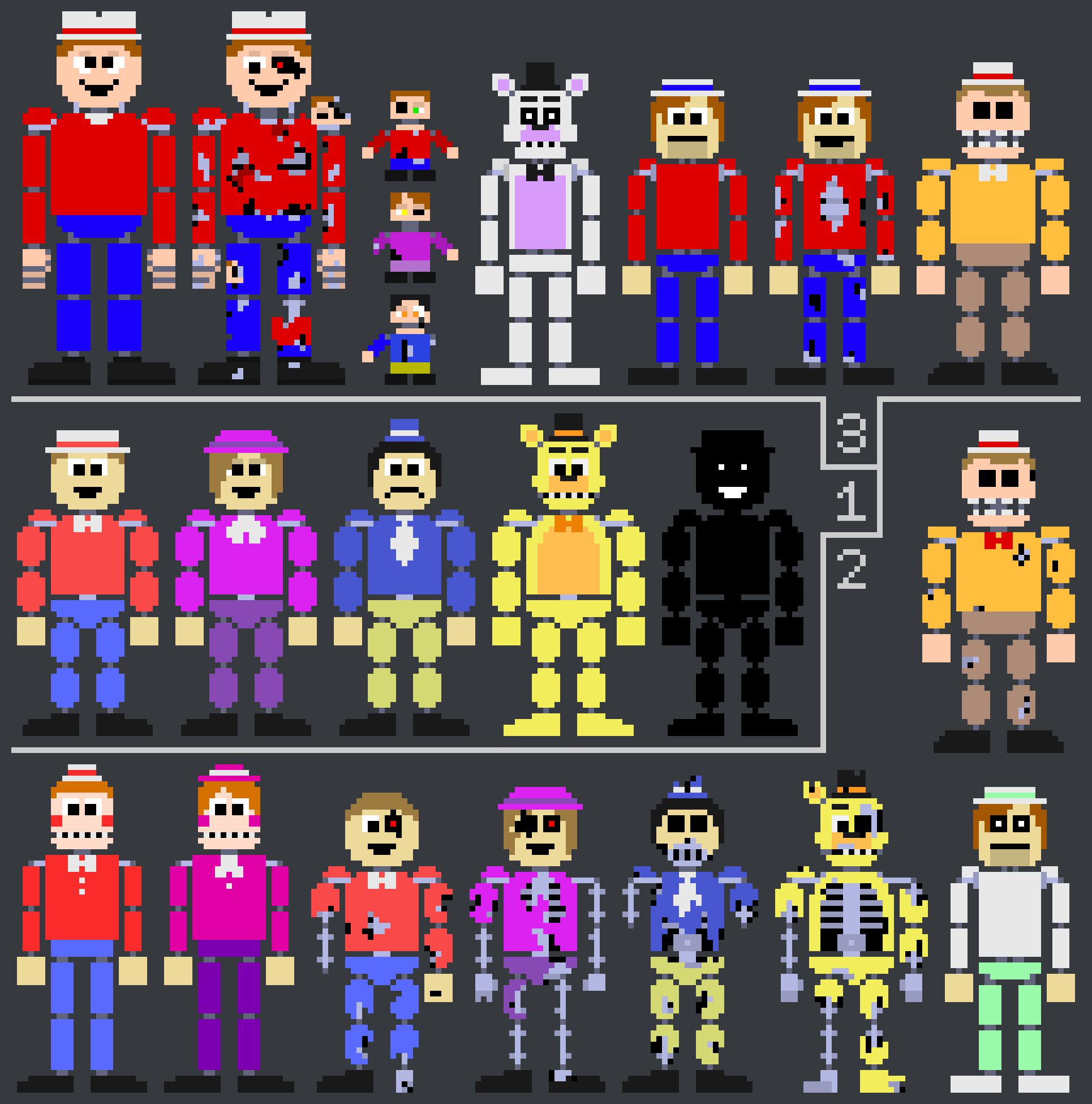 [f4f557] Six Horrors Stylized