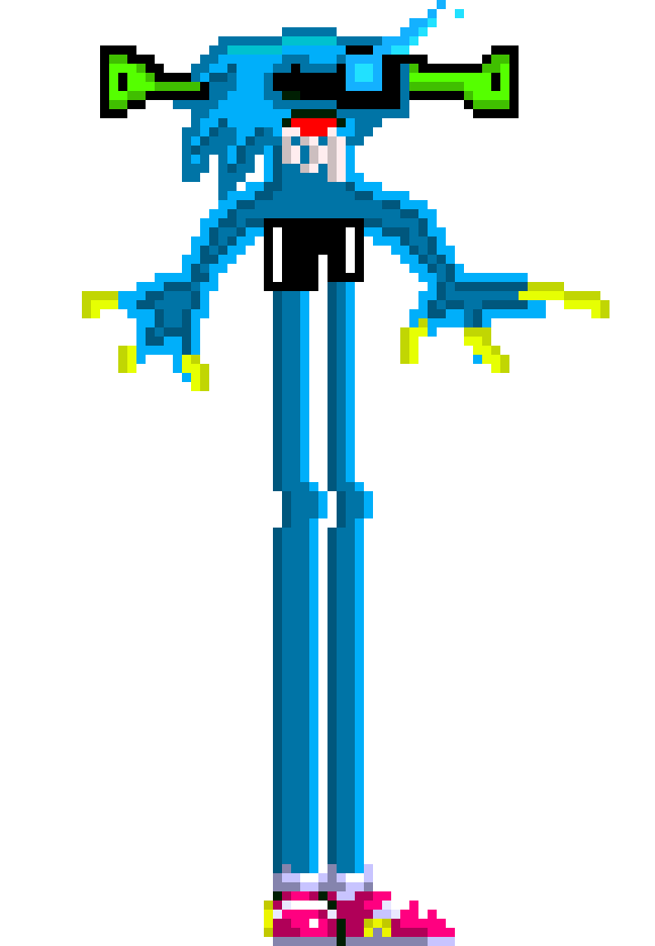 [2fe573] Me big BIG Scary sonic
