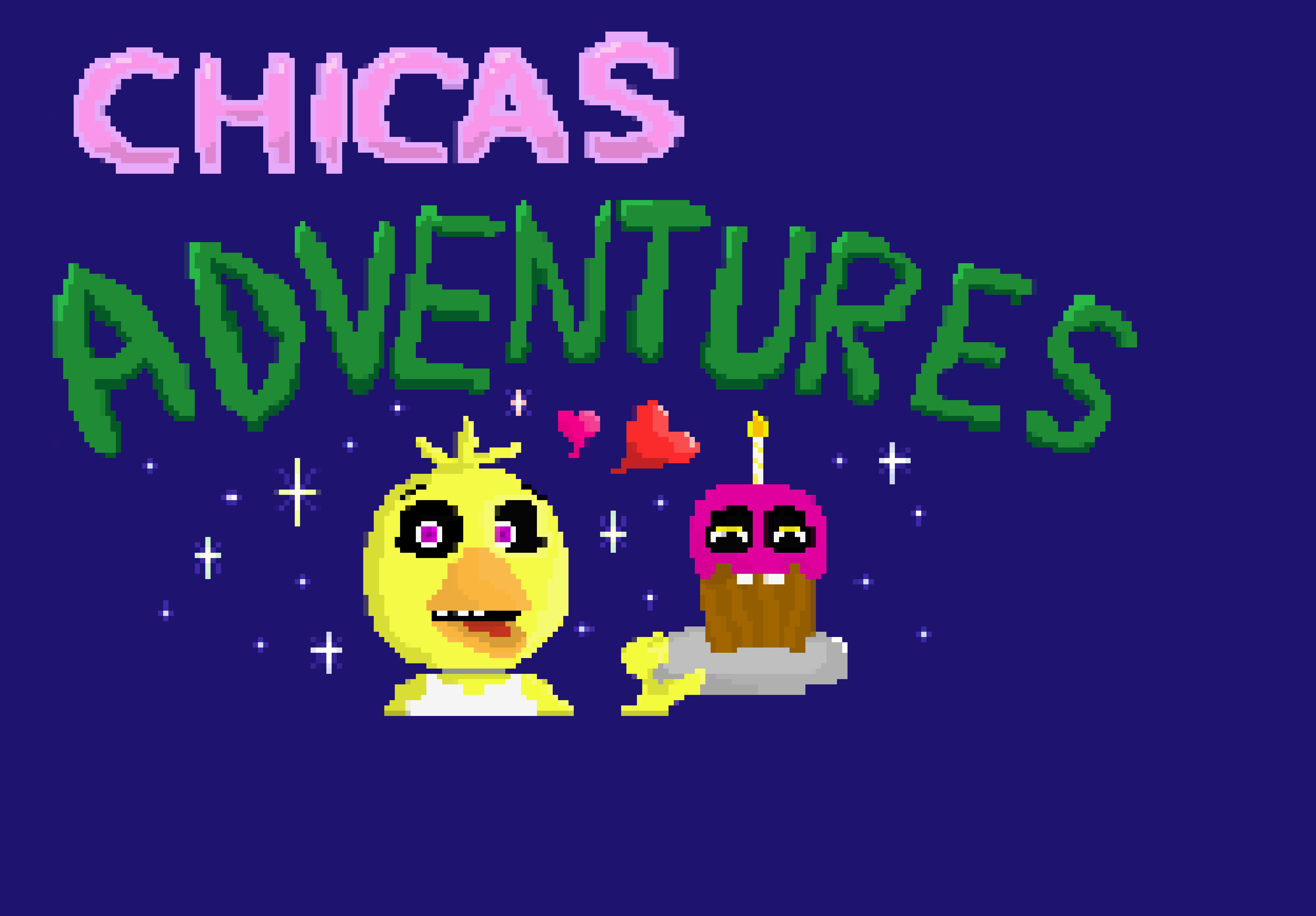 [548feb] Title Screen for Chicas Adventures