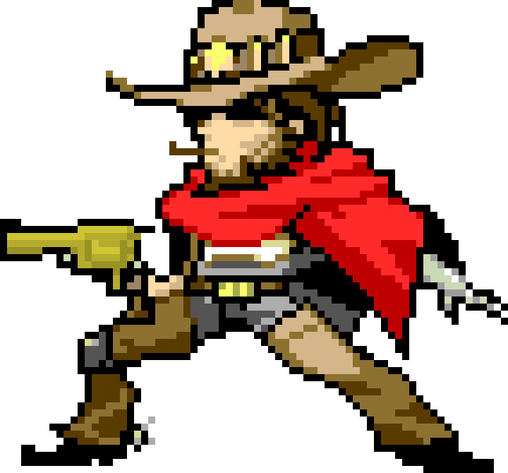 [9664c4] Overwatch McCree Pixel Spray