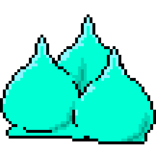 [5b2f3e] -at the river thing, the glob just appears out of the the terrain-