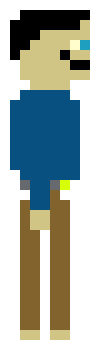 [9664c4] Side pixel man