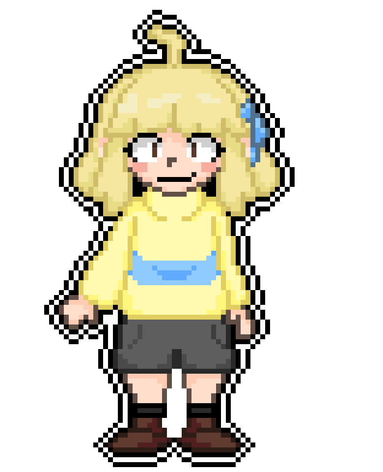 [533d25] Hazel Battle Sprite (Colored) No Paintbrush