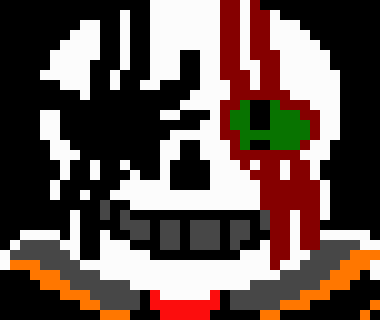 I am also going to make hyper destruction error sans which is virus 404, fell sans, and reality error sans mixed. -electro
