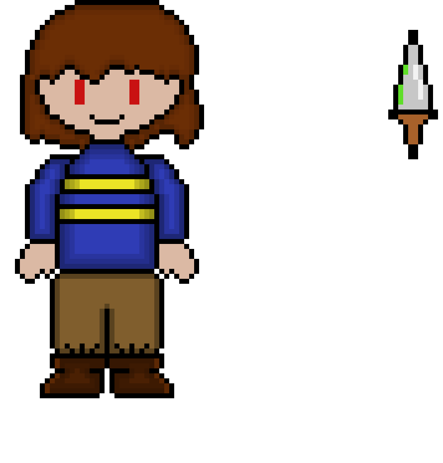 [78a5cd] Calm down, I don't want to have to get... physical.}SE!Chara