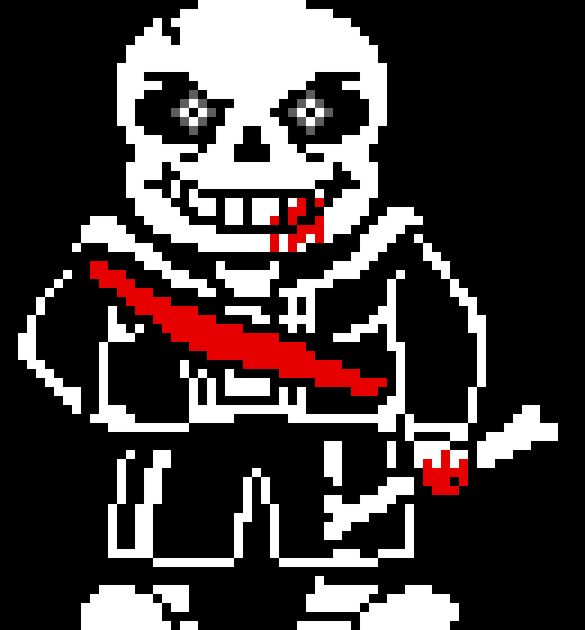 Undertale last breath Sans phase 2 Sprite
