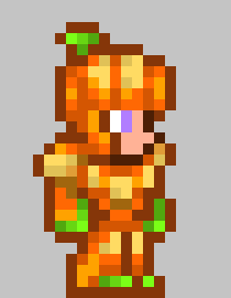 [990543] Pumpkin Armor (Terraria) (Free to use)