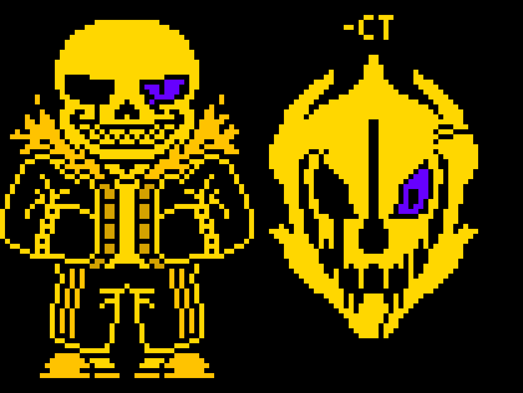 [2fe70b] This is what I came up with for the gaster blaster for this guy