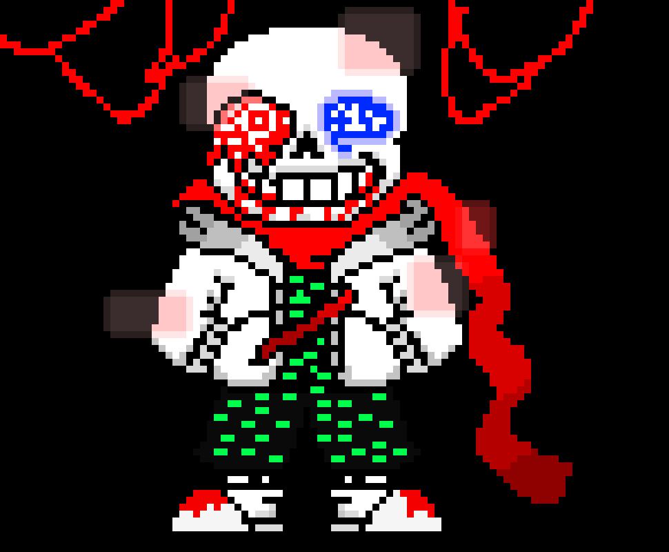 *he starts to throw red string around the amalgamates*