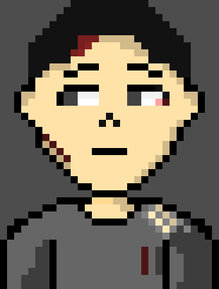 [90896a] *Eventually, his eyes opened. He didn't move from his spot yet, the only part of his body that did move was his head. He lifted it up to look around and make sure he was safe. Normally he was never allowed a moment to sleep, so this... really did feel strange to him.*