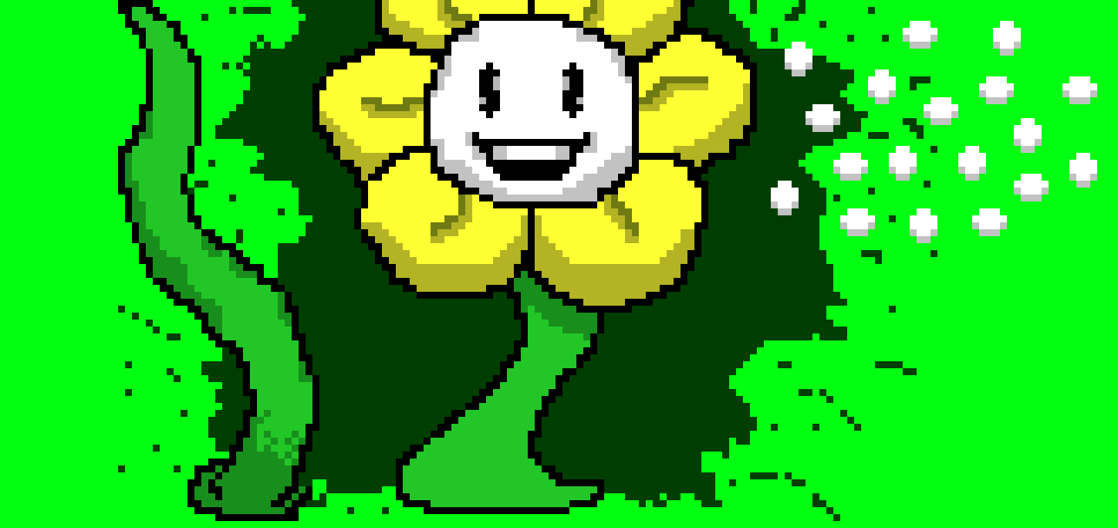 [9664c4] flowey and he attacks