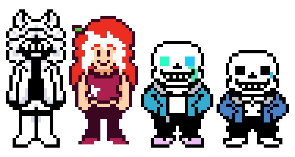 [8de716] also i drew some awesome utdr fanart of 4 of us. was gonna add more but idk who else is cool enough for me to draw smh