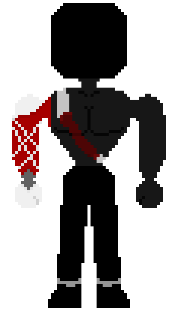 [25d002] Oh, My right arm? Yeah, I couldnt use it due to blood loss, And thus the bandage. But uh...Alls good...