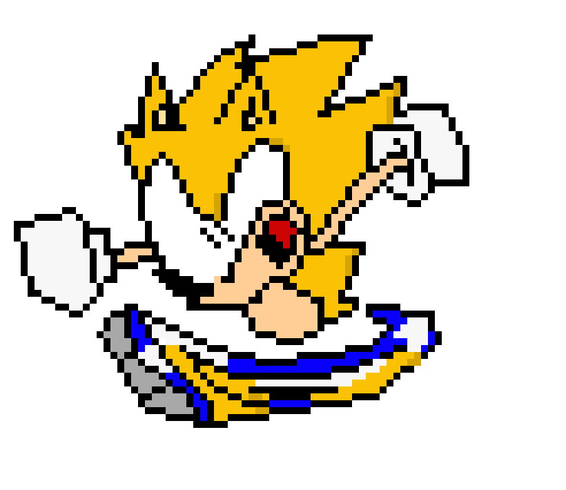 [9664c4] sonic  running (Sonic running) original by Heavy Daddy