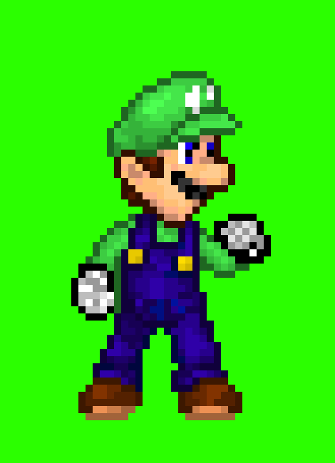 Smash Bros Luigi