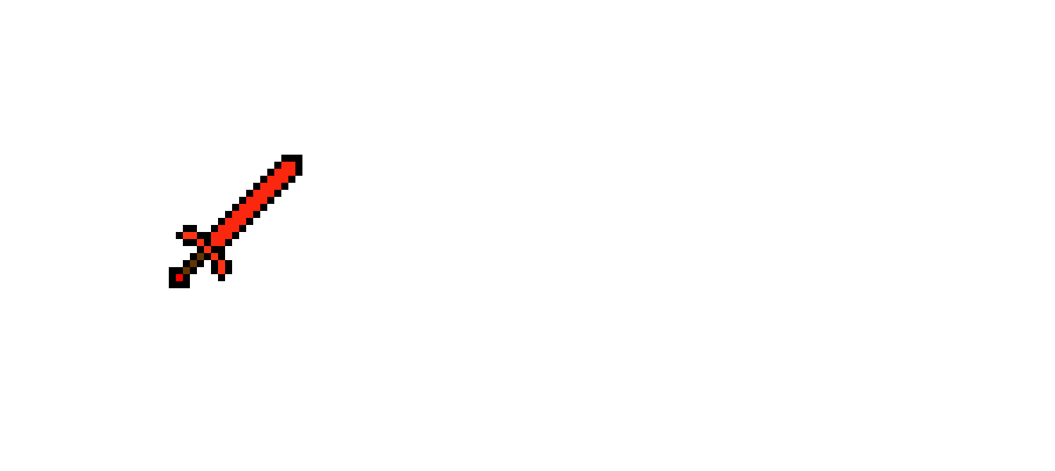 [9664c4] Red Minecraft Sword Big