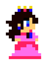 [3ad9f4] Modernised 8-bit Princess Peach
