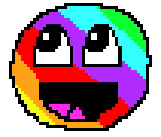 [9664c4] Rainbow Epic Face 4