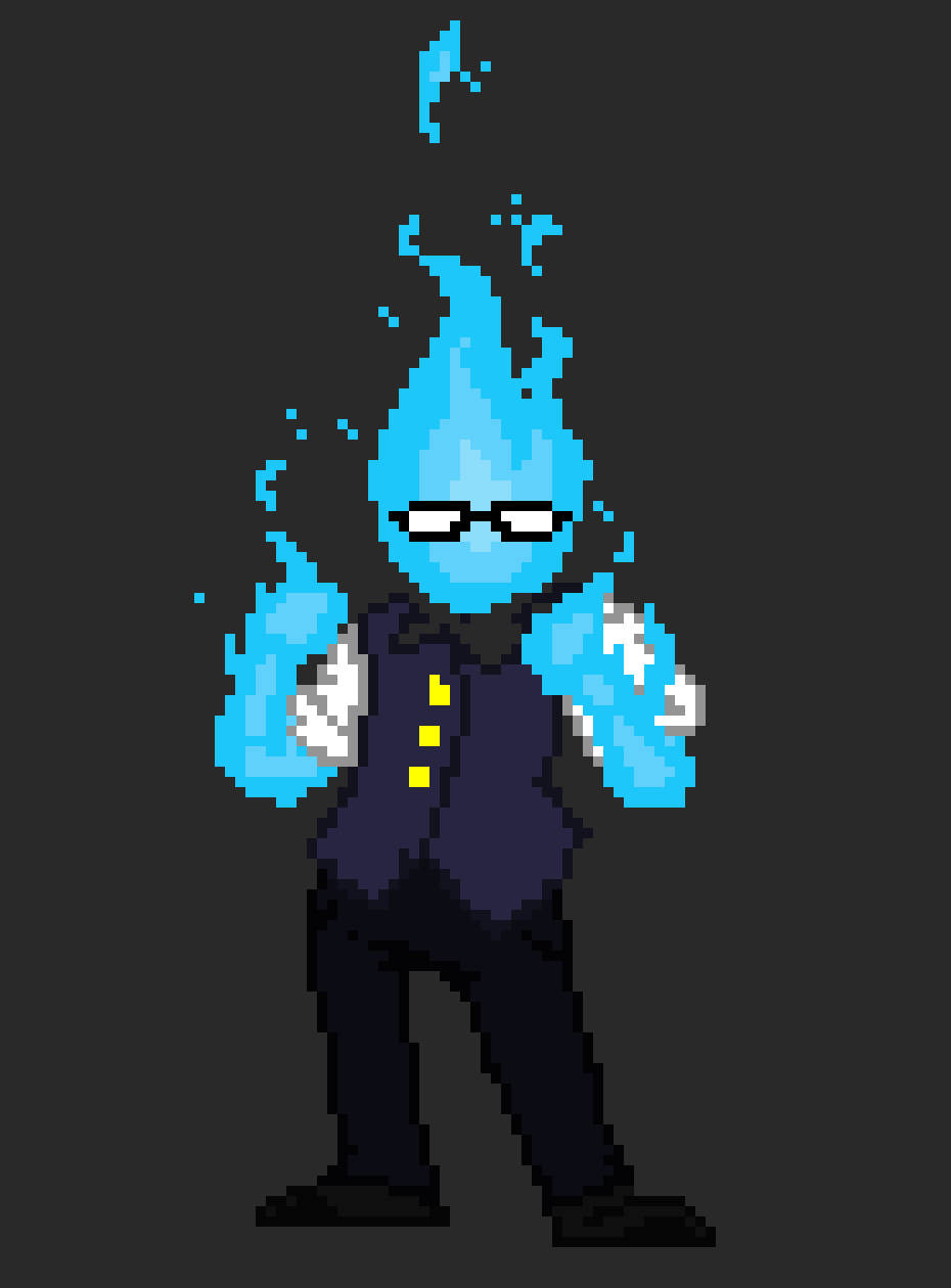 Boarder!Tale Grillby Design #1