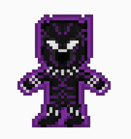 [9664c4] Black Panther Purple