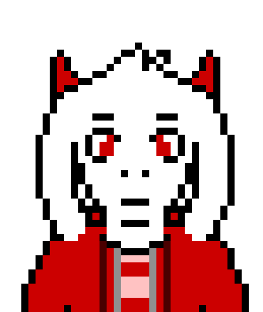 [a41074] Asriel sprite time *still Aaron but in this form I'm known as Red*