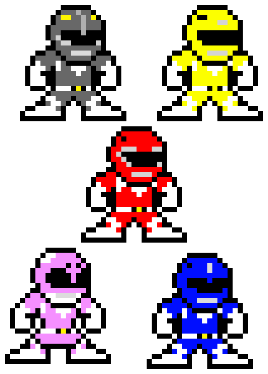 [9664c4] Mihty Morphin Pixel Rangers