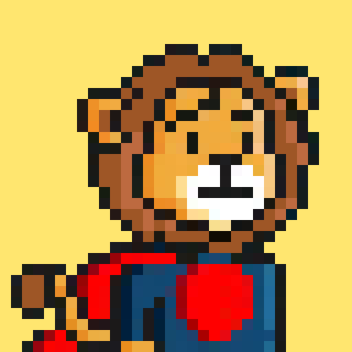 [e17a59] Pixel Lion