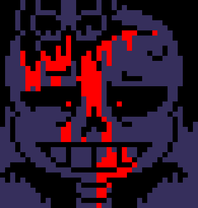 [7ce906] *(And reappear, flashing 24 times till passing out on their floor.) -HorrorTale Sans