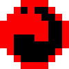[badd8f] Mtg Pixel Mountain Mana Symbol