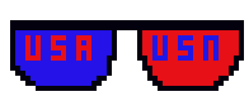 [9664c4] USA glasses