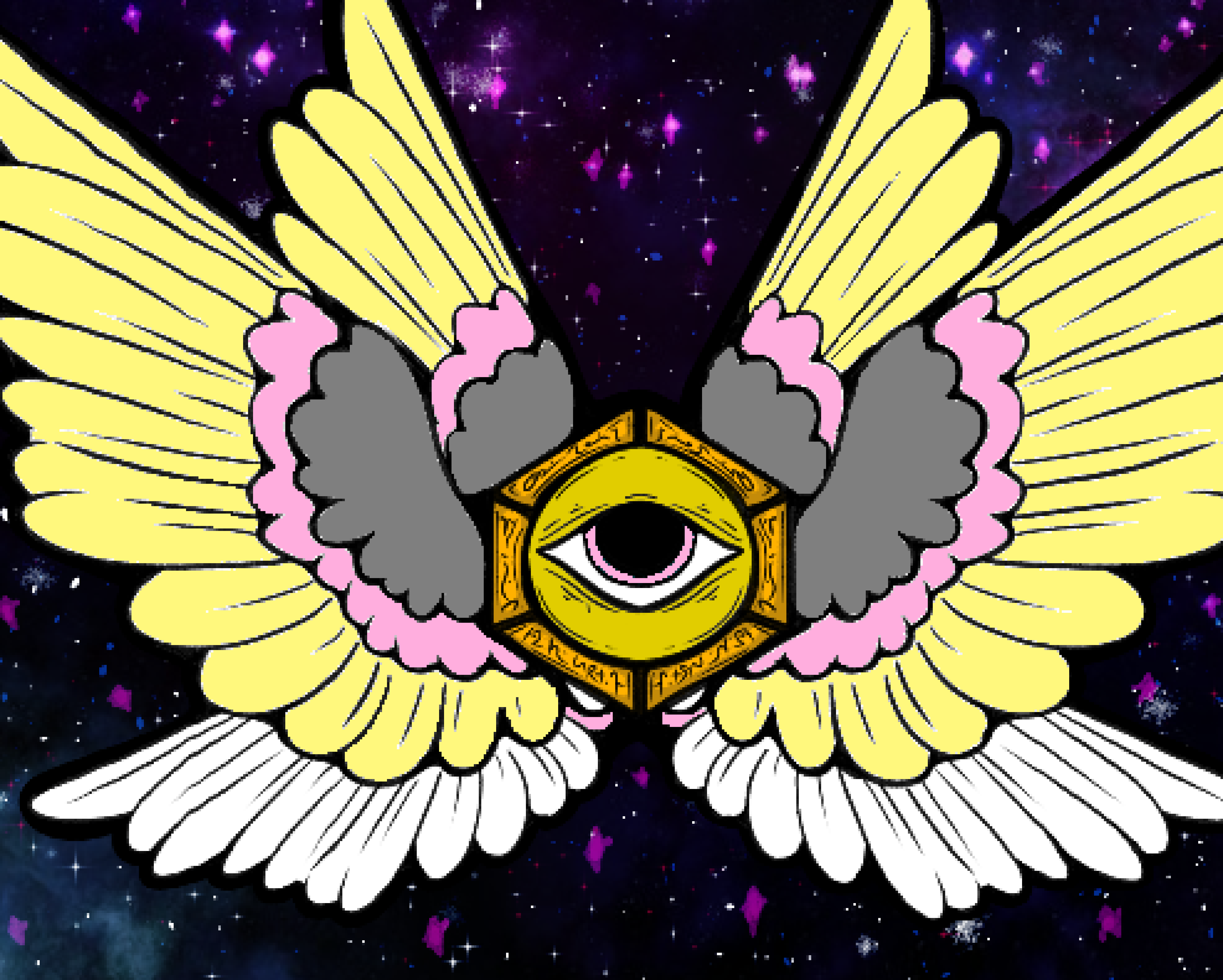 [d04fd3] Angel but with queerplatonic colors
