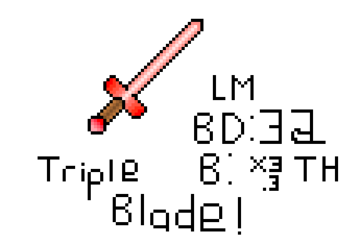 [9664c4] Triple Blade!