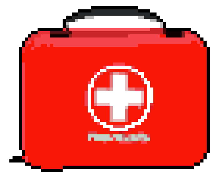 [f26dc3] First Aid Kit pixel art