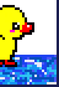 [4ad591] Tracey's Pixel duck