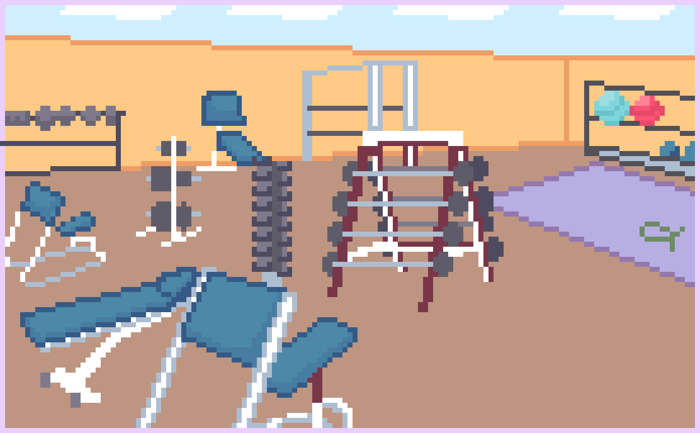 [9664c4] gym background 2.0
