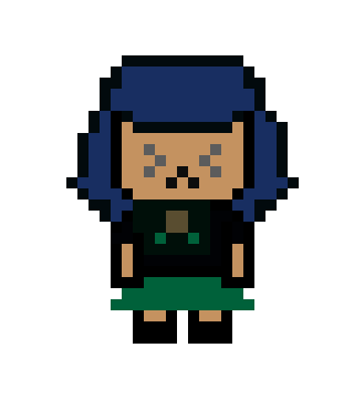 [bd0064] danganronpa pixel sprite maemi 2