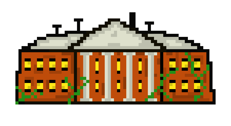 [f8888d] tom and daisy house pixel art