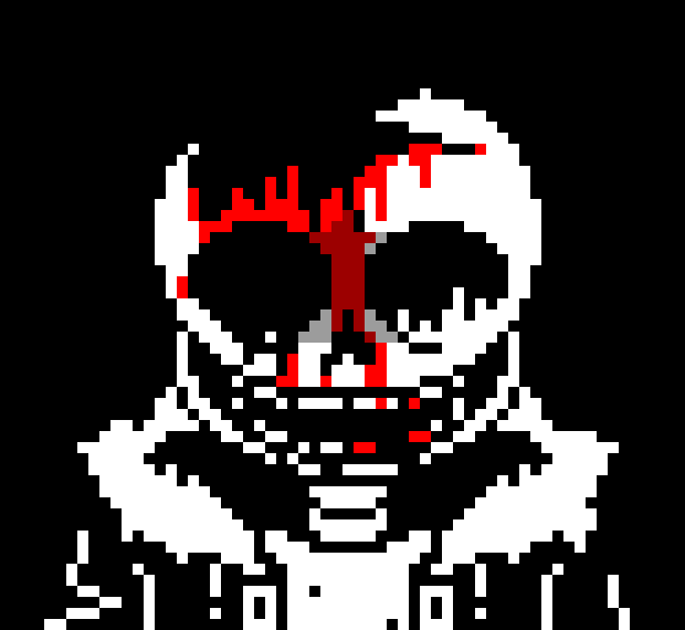 [7ce906] *(Demented fucking melts.) -HorrorTale Sans