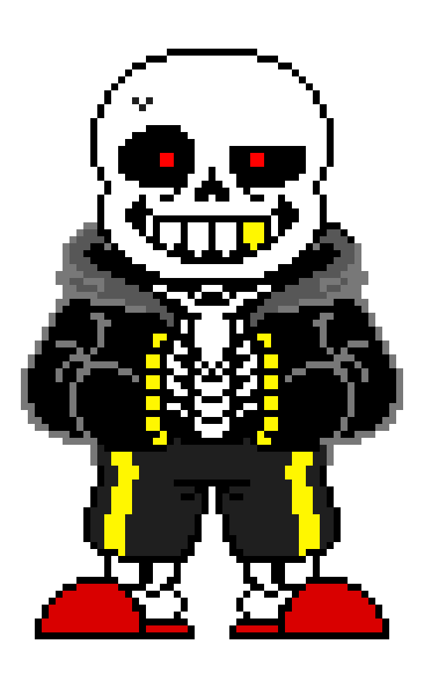 [732b8a] Undertale Sans the Skeleton but converted to underfell sans